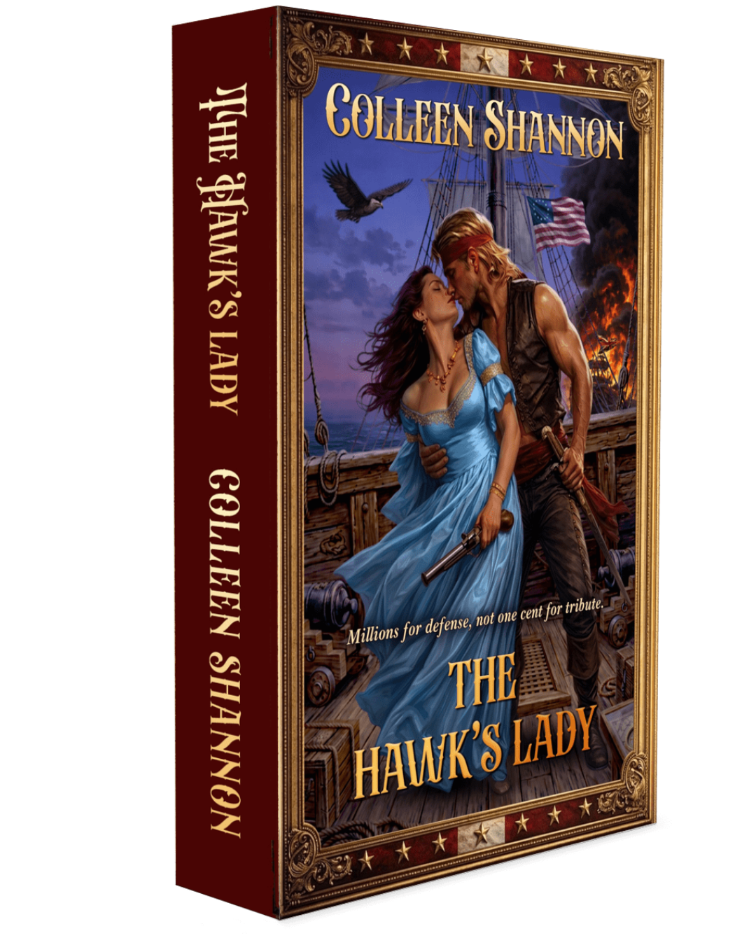 Image of hardcover edition of The Hawk's Lady by Colleen Shannon